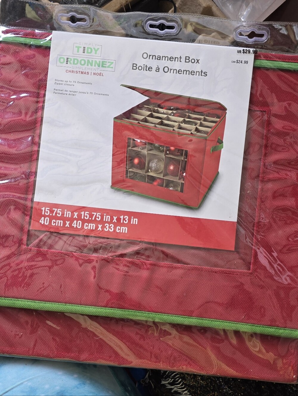 Simply Tidy Ornament Box